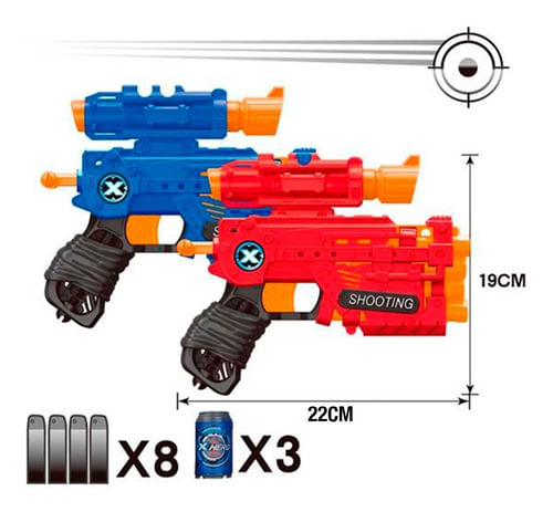 Pistola Lanza Dardos Hero 1975045 Shine