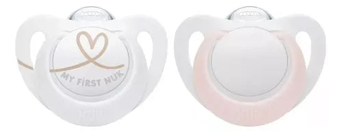 Nuk Set de dos chupetes Star rosa 10730703
