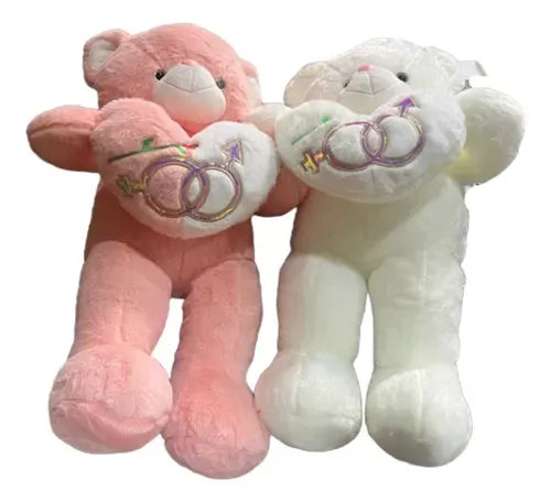 Peluche Oso Corazon 70cm 1005-58