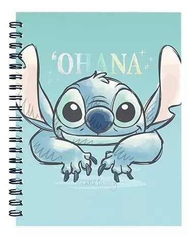 Mooving Libreta A5 de hojas rayadas Stitch 1245244