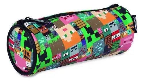 Mooving Cartuchera Tubo Minecraft 1510248