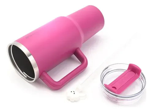 Skora Vaso Termico Con Bombilla Y Tapon Nube 1200ml Uva 40137