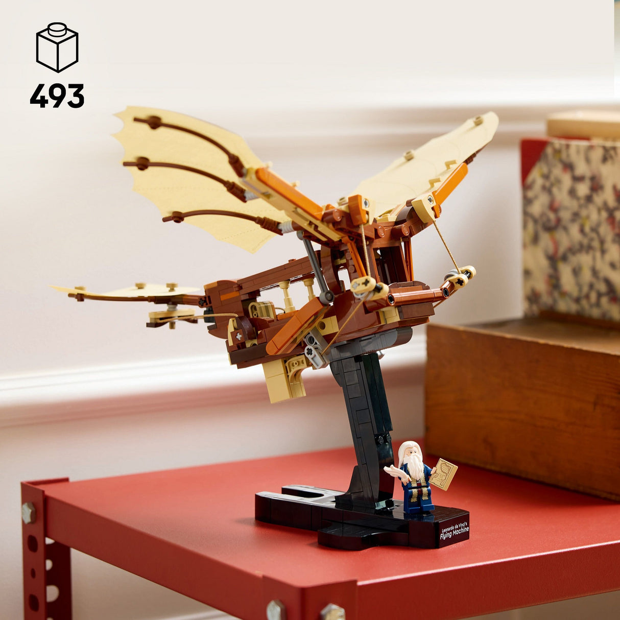 Lego Icons Máquina Voladora De Leonardo Da Vinci 10363 - vista 3