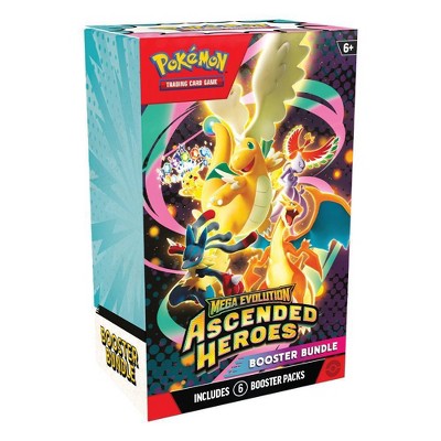 Pokemon TCG Mega Evolution Ascended Heroes Booster Bundle 6 packs