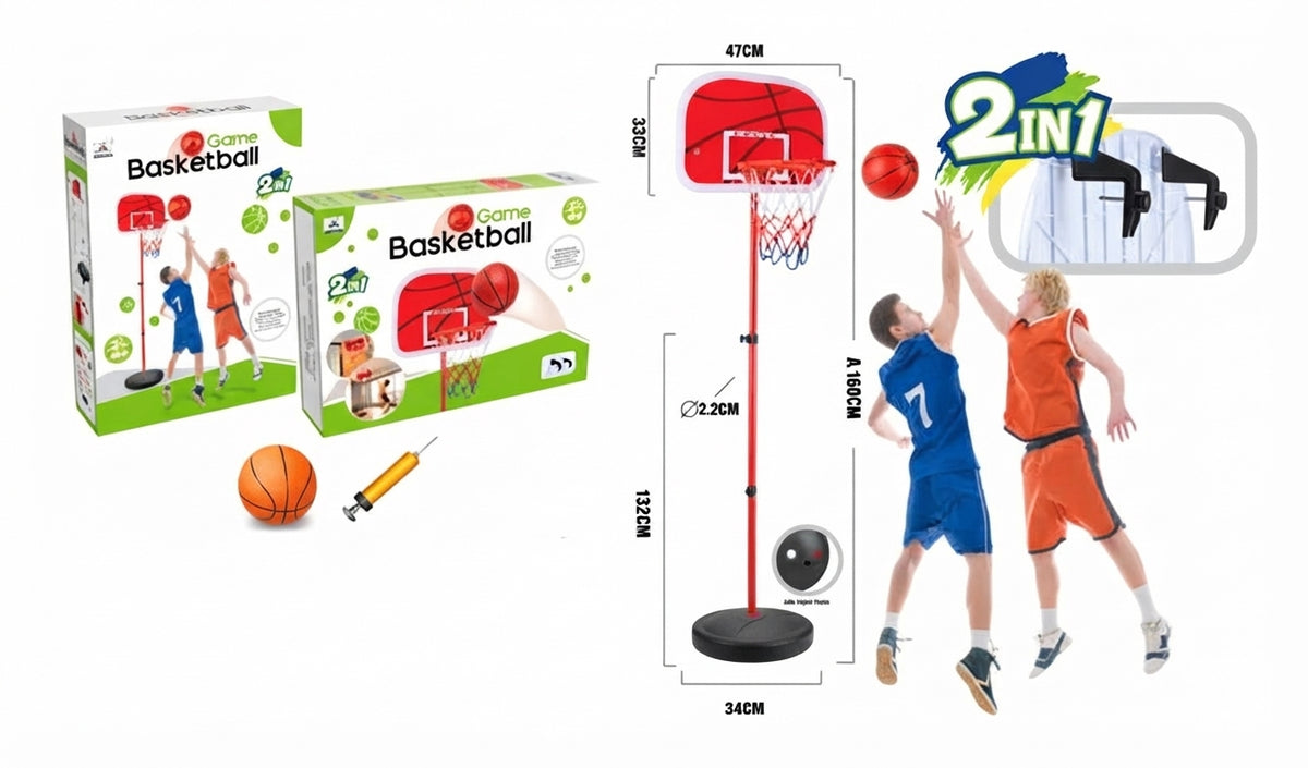 Aro De Basquet con Pie Extensible 1.6 Metros 1817719
