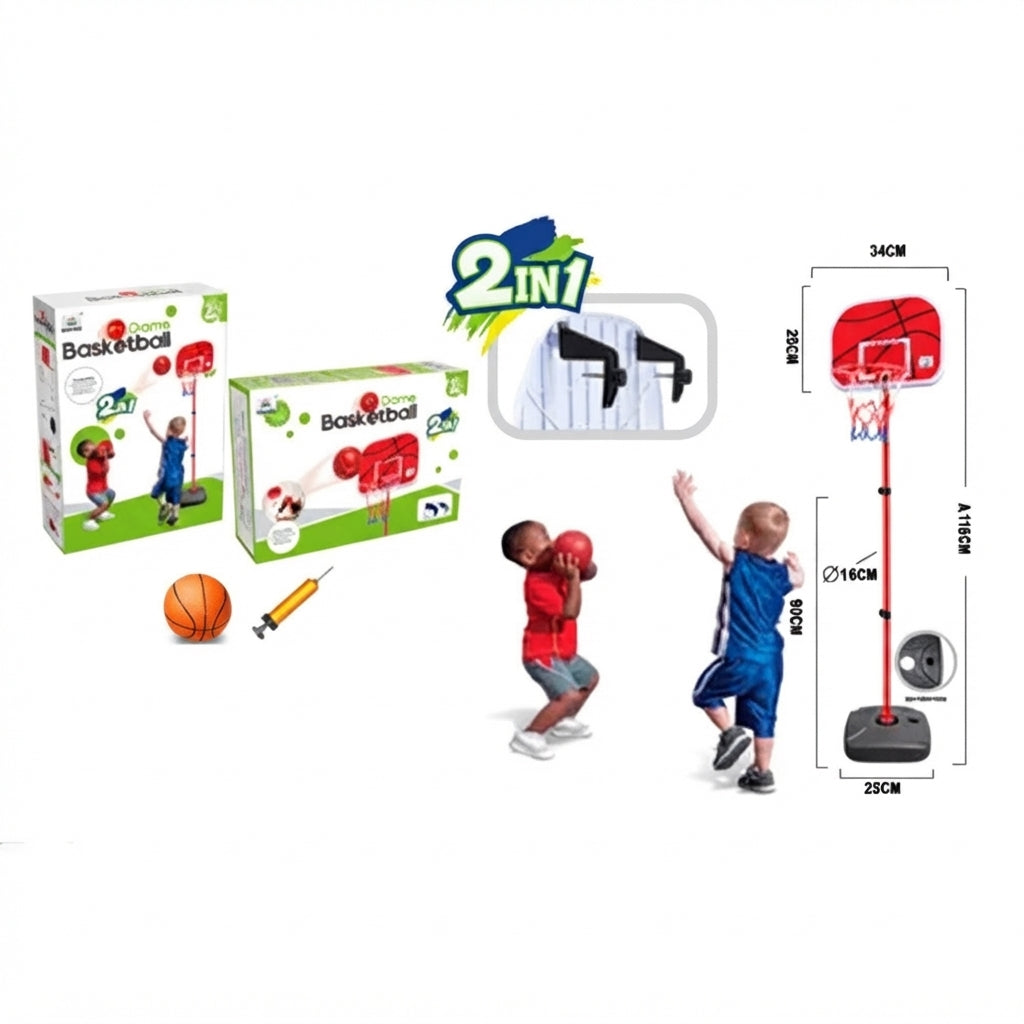 Set De Basquet 2 En 1 Basketball 1745810