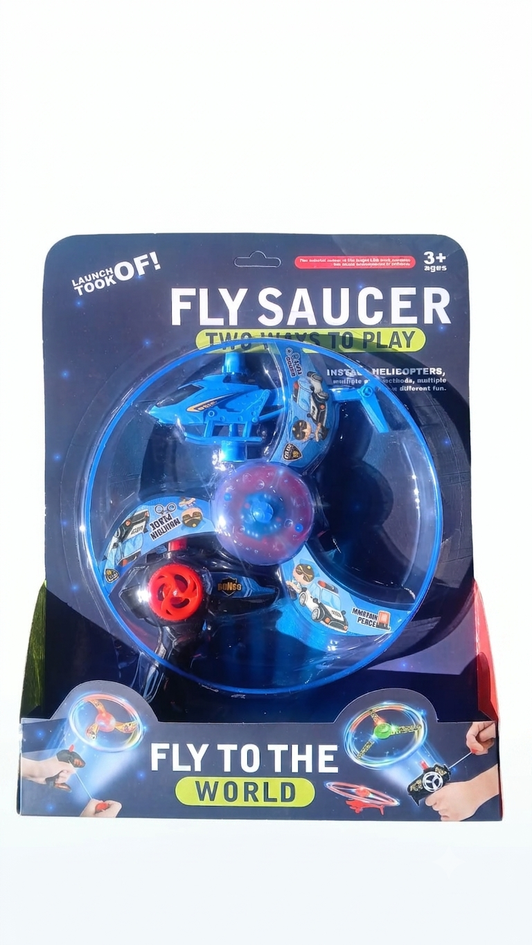 Disco Lanzador con Luz Fly Saucer 2455145 Shine.