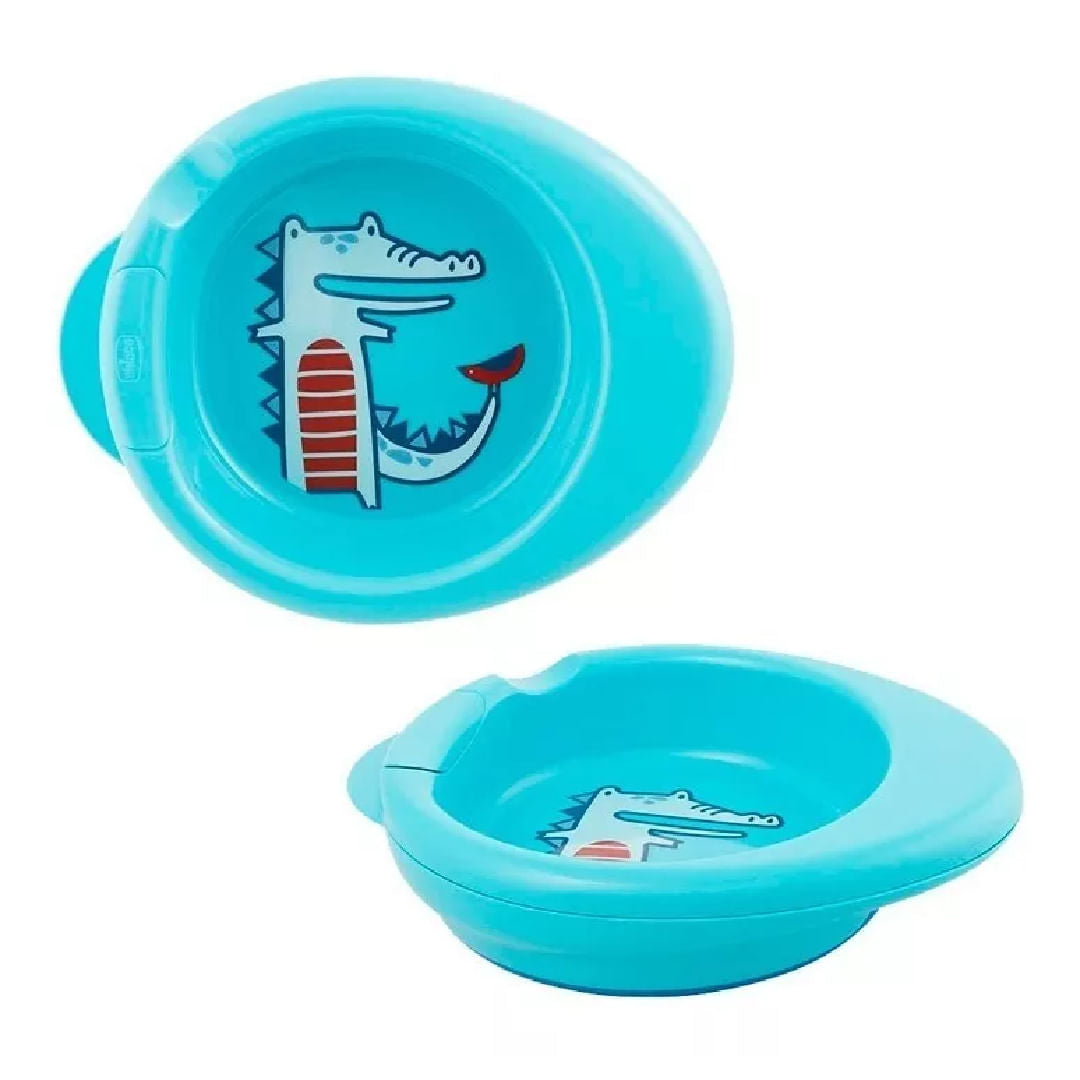 Chicco Plato Termo Azul 6m+ 160002