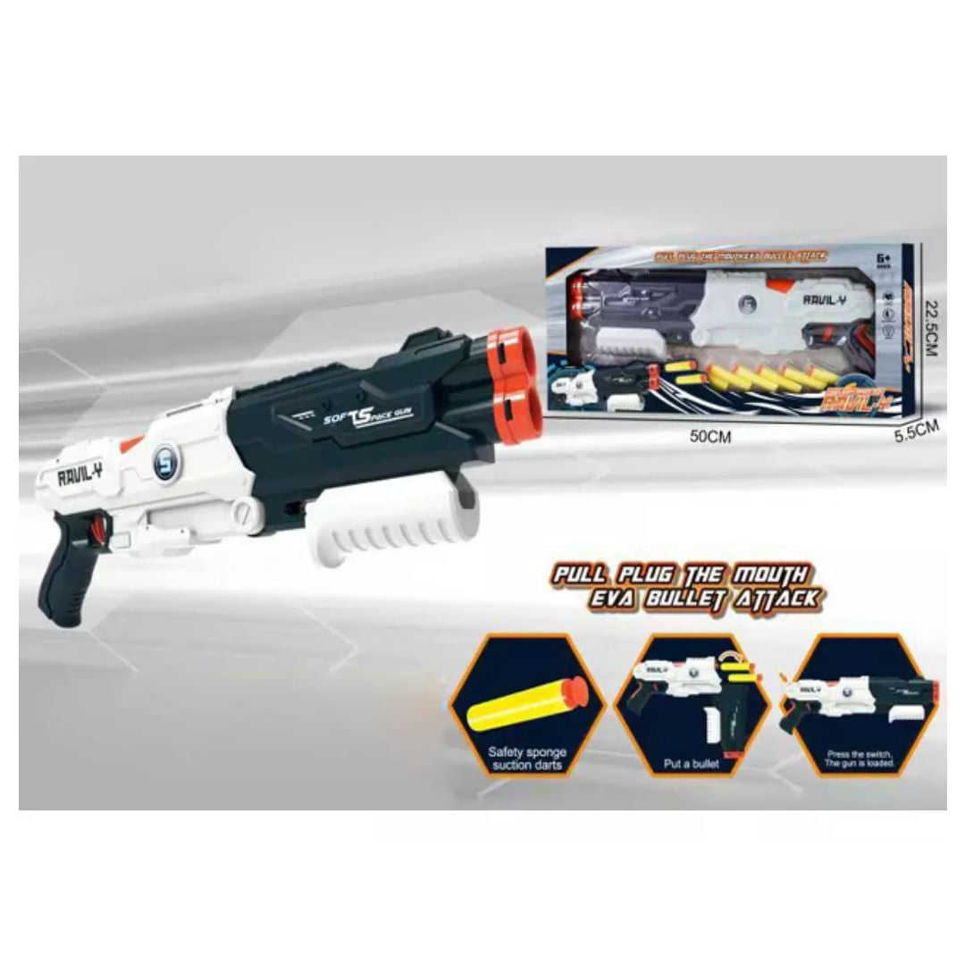 Soft Bullet Ravil-Y Pistola de Dardos 2206079