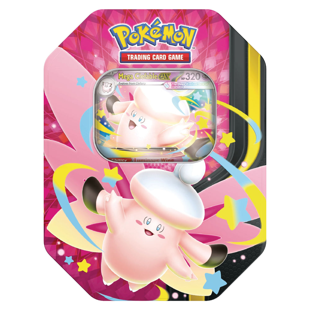 Pokemon TCG Mega Moonlit Tin - Mega Clefable ex