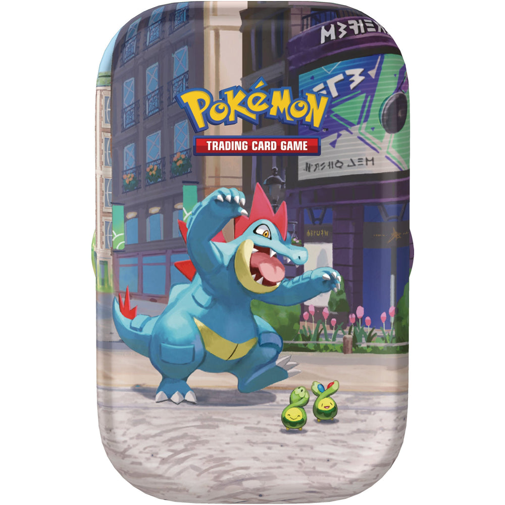 Pokemon TCG Lumiose City Mini Tin - Feraligatr & Budew