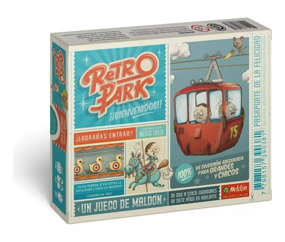 Juego De Mesa Retro Park De Maldon