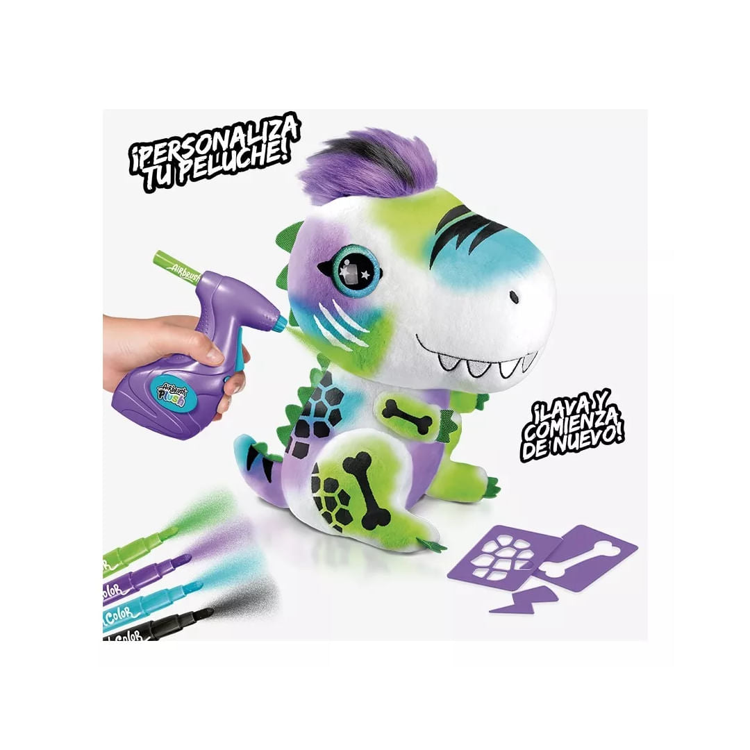 Peluche Airbrush Plush T-rex Dino Ofg243