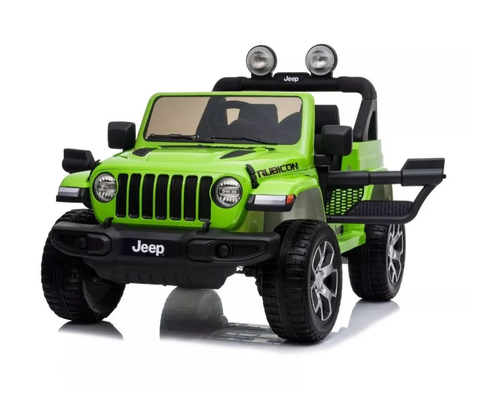 Auto A Bateria Jeep Wrangler Rubicon Verde CL-SHD1555