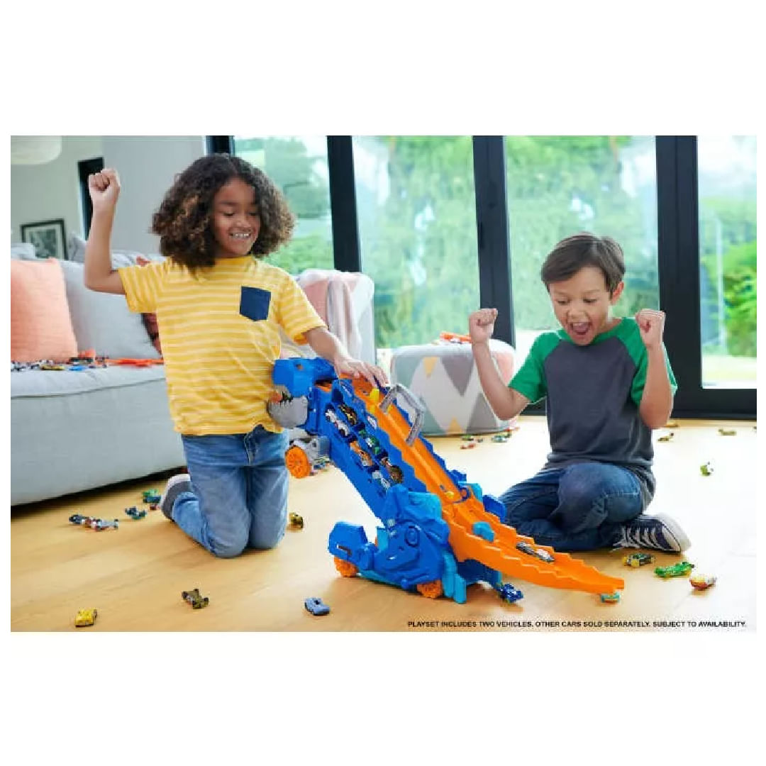 Hot Wheels City Super Remolque de T-Rex HNG50