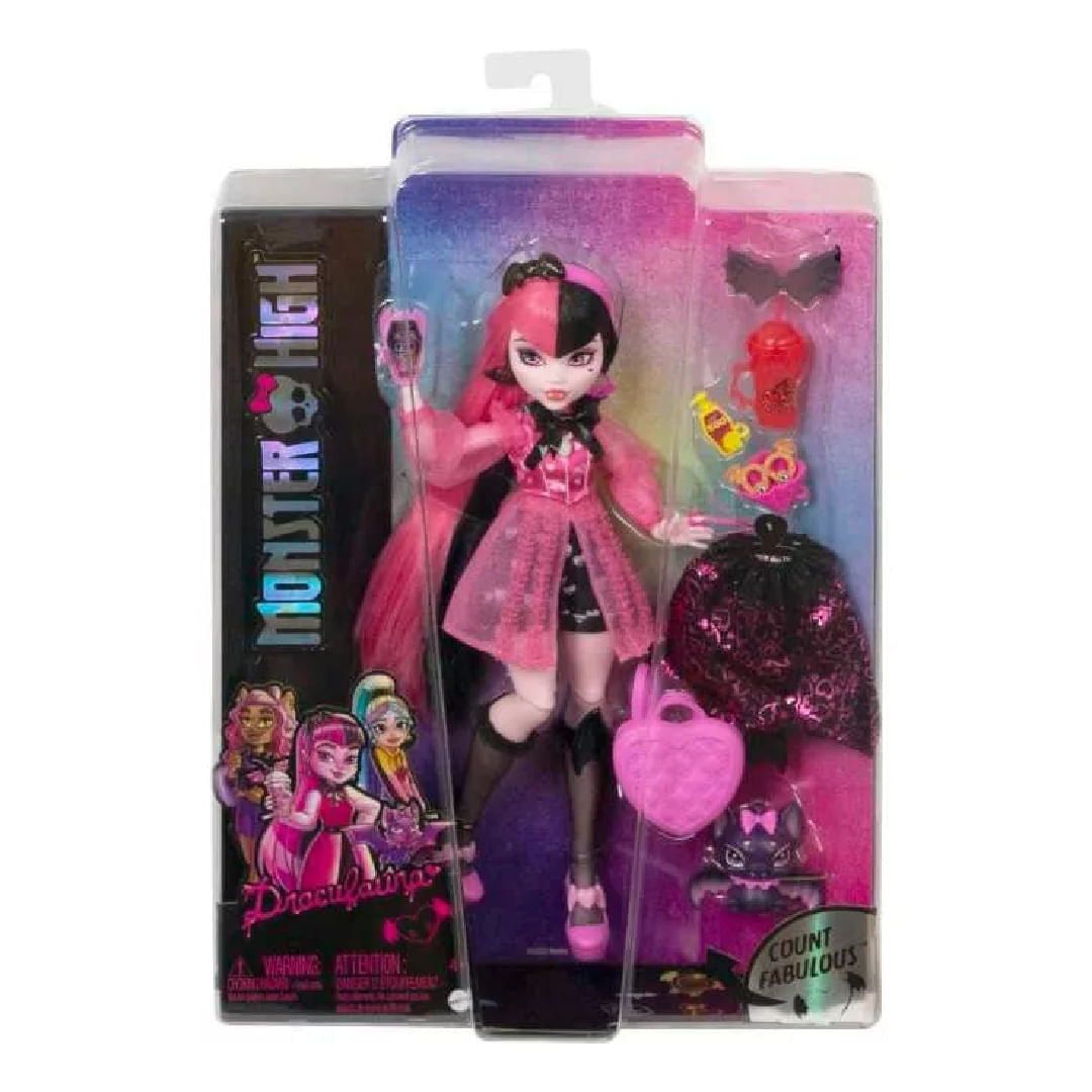 Monster High Muñeca Draculaura con accesorios HHK51