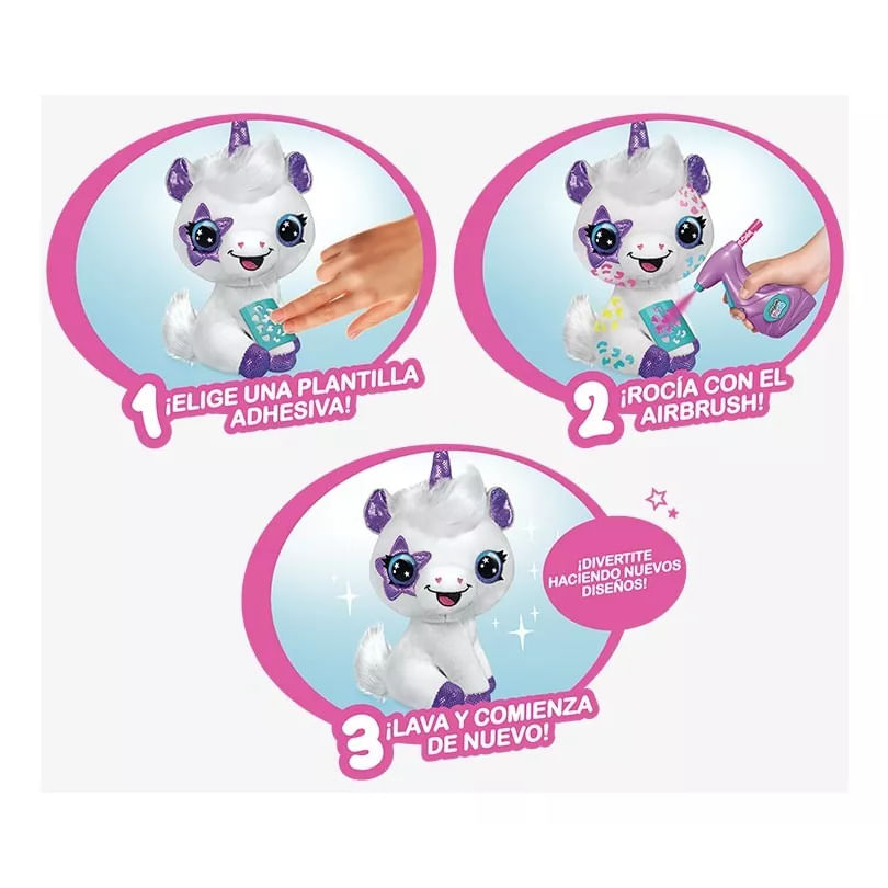 Peluche Airbrush Plush Unicornio Ofg228