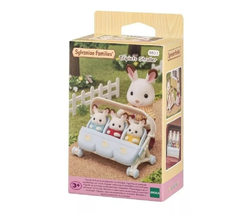 Sylvanian Cochecito De Trillizos 05533