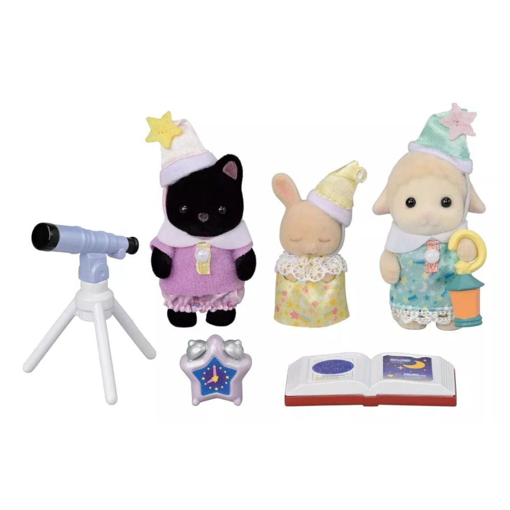 Sylvanian Families Amigos Guarderia Fiesta de Pijamas 05750