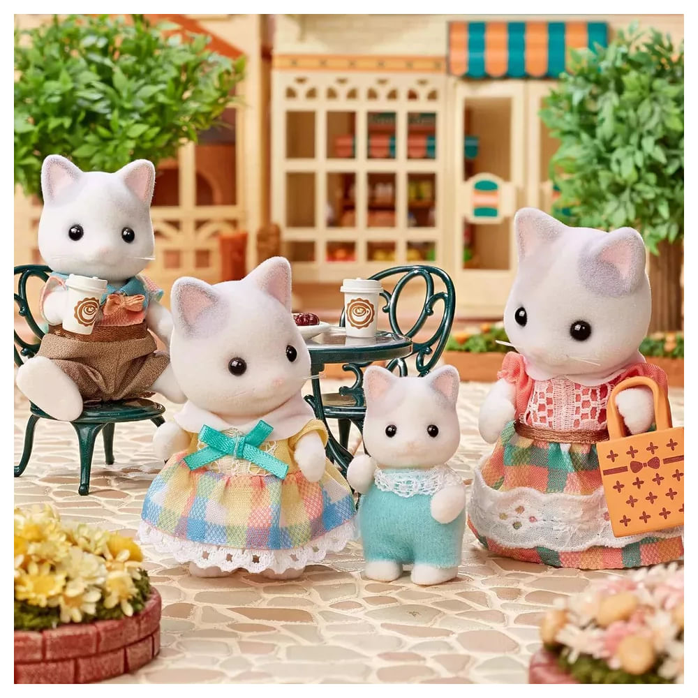 Sylvanian Families Familia Gato Latte 05738