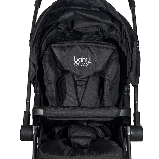 Baby One Praga Cochecito Lite Rider reversible handle gris BOLR-008