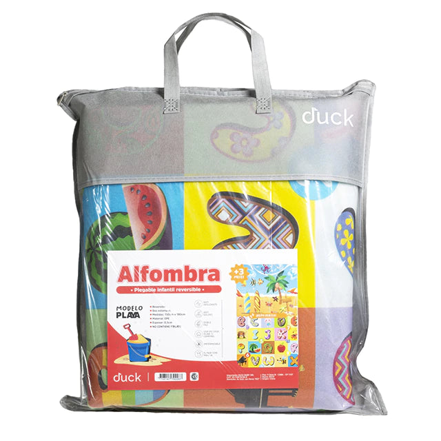 Duck Alfombra Estampada Playa 150x180x0,5cm EPE15180525
