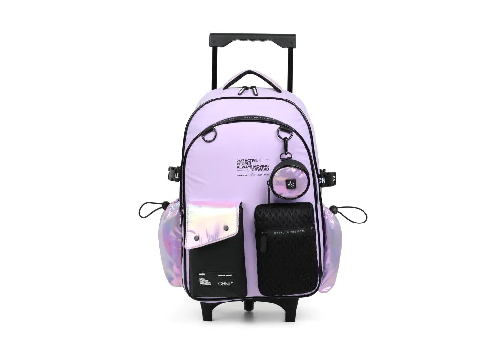 Chimola Mochila Con Carro De 18 Foil Full Black Fs74
