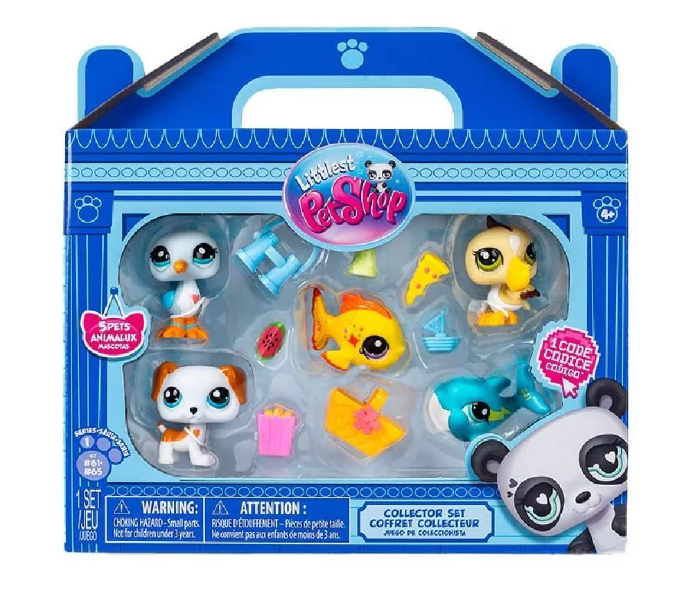 New Littlest Pet Shop Set de 05 mini mascotas 00517