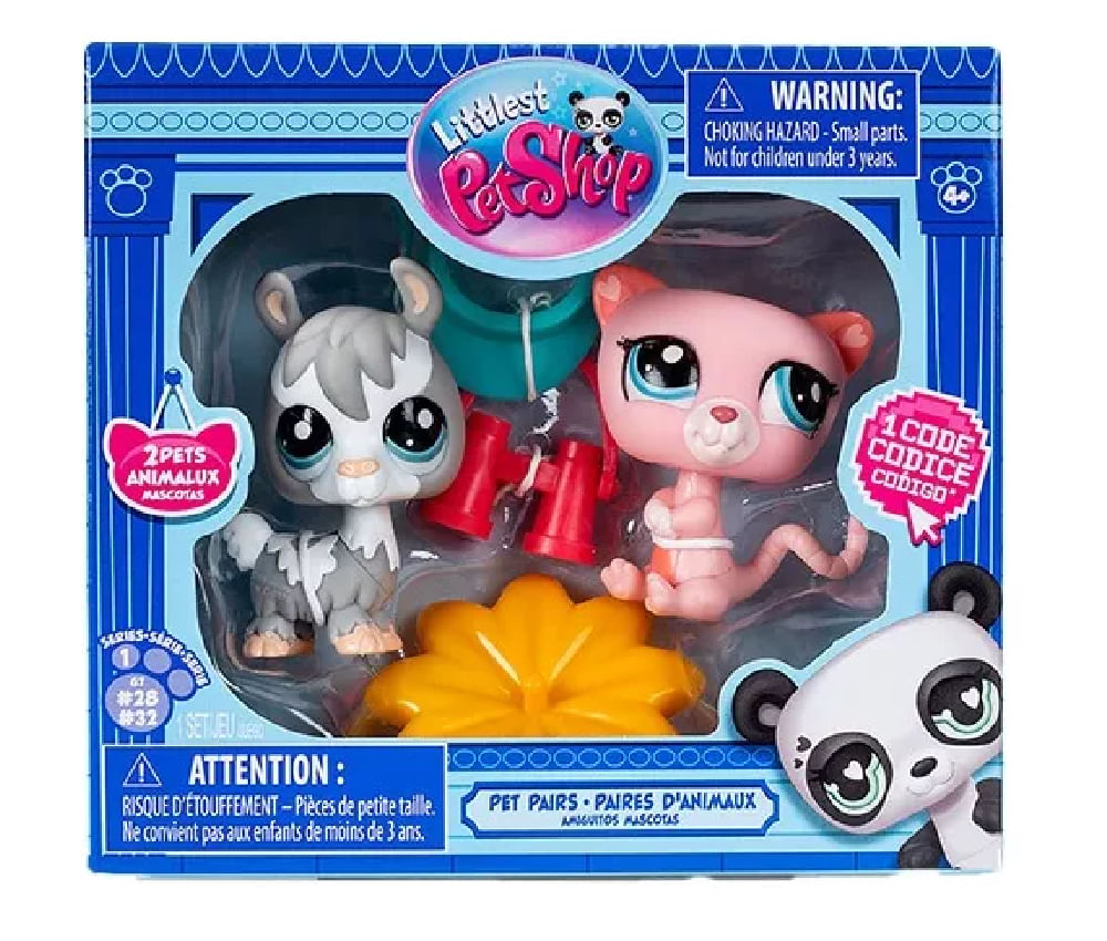 New Littlest Pet Shop Set de 02 mini mascotas 00525