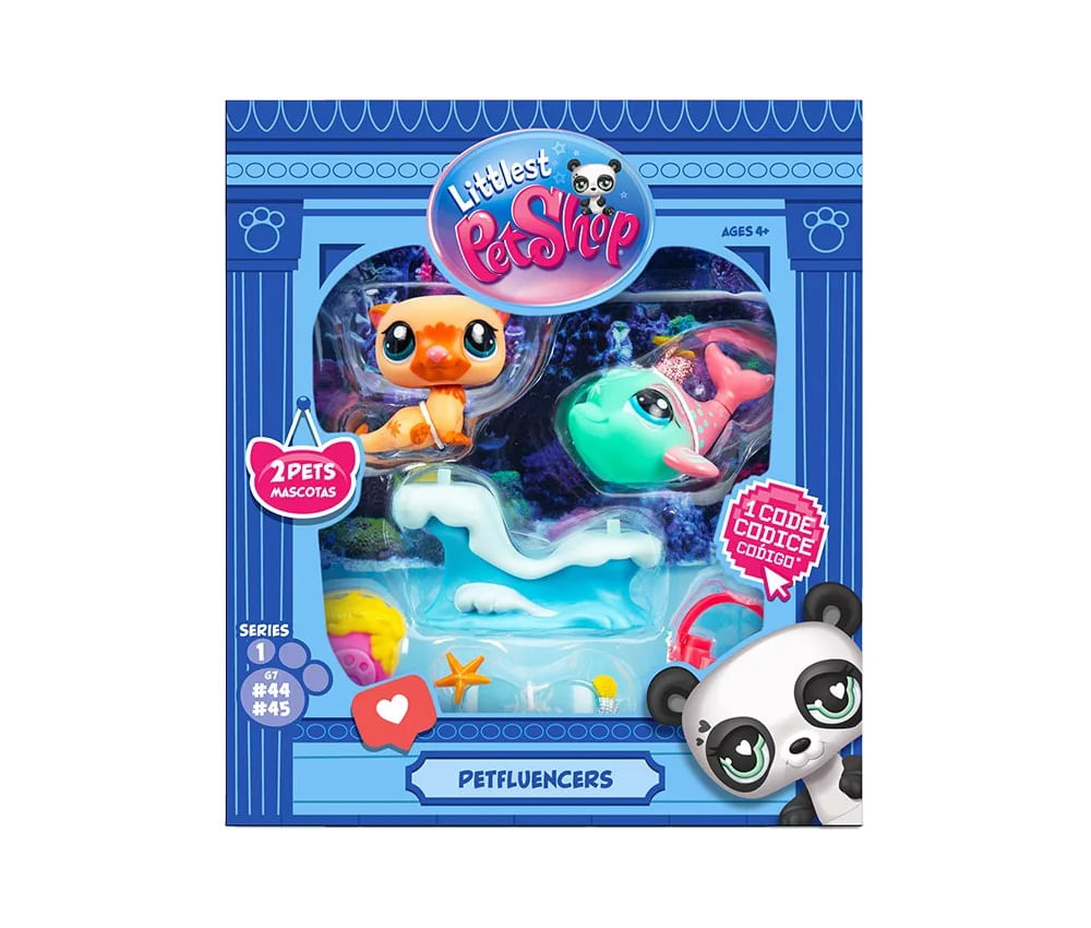 New Littlest Pet Shop Set de 02 mini mascotas 00560