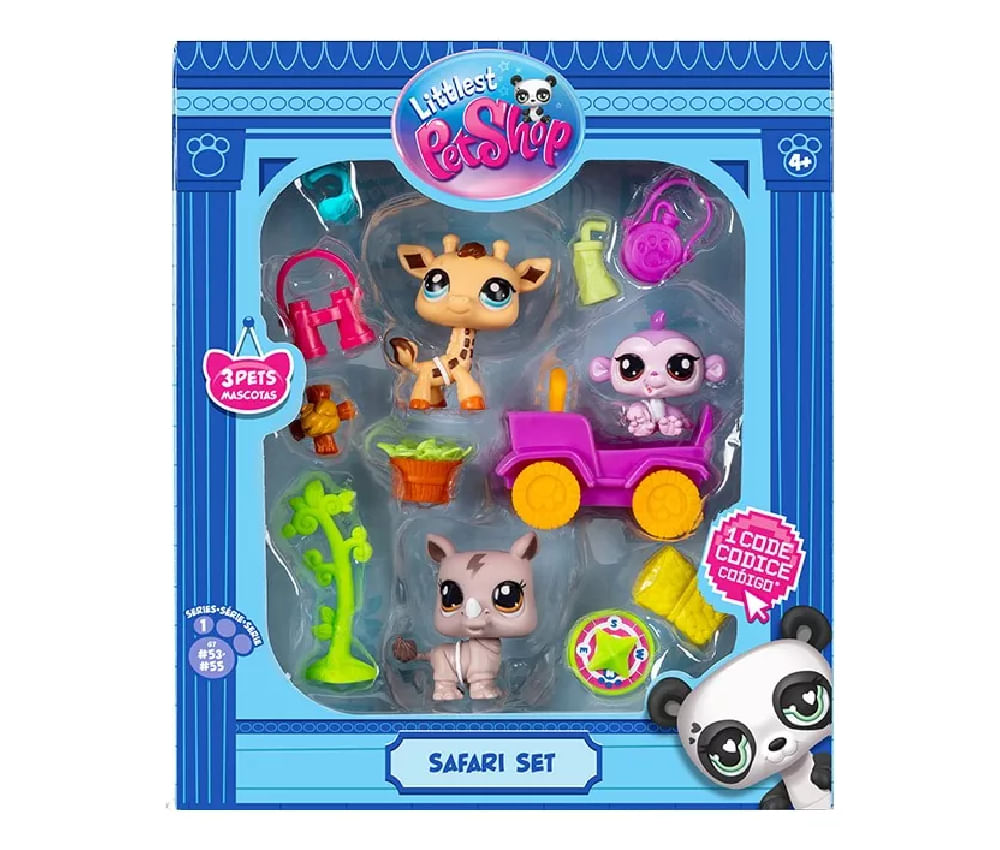 New Littlest Pet Shop Set de 03 mini mascotas 00524