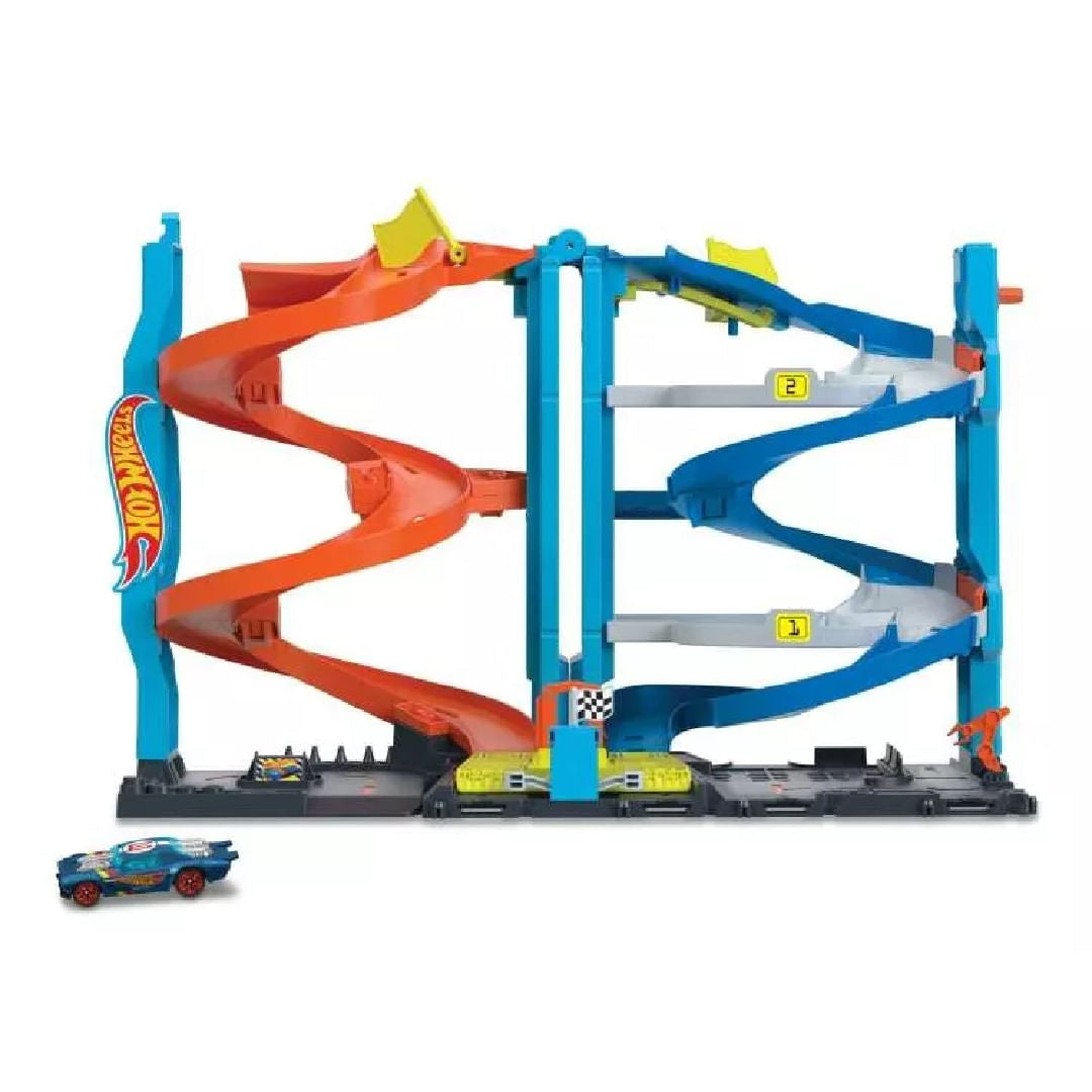 Hot Wheels City 2 in 1 Torre de Carreras HKX43