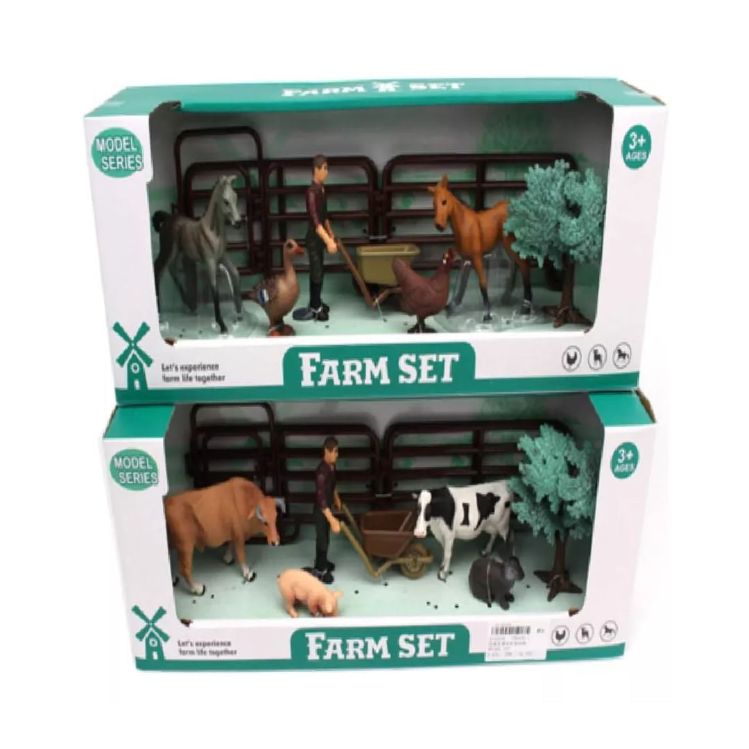 Farm Set Animales De La Granja Con Accesorios 2144638