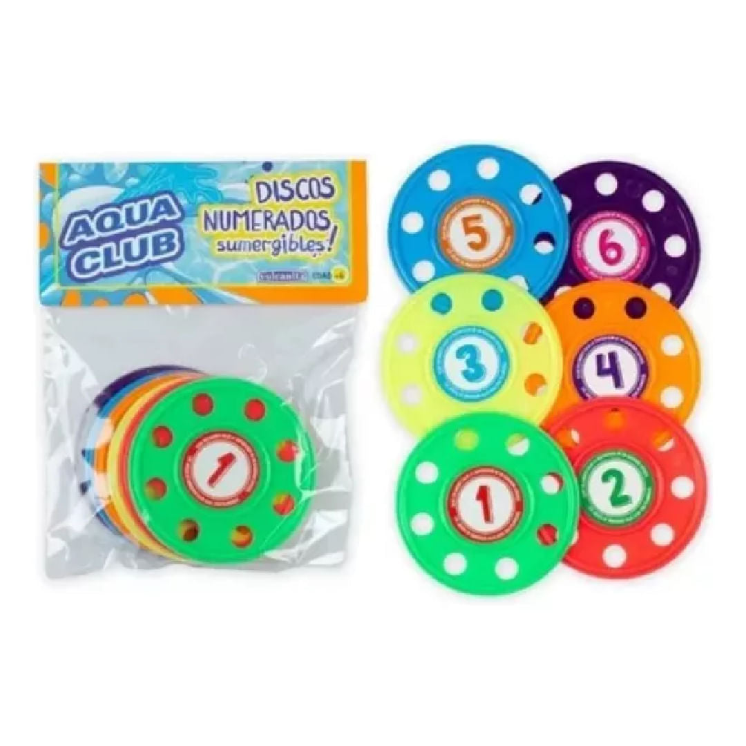 Aqua Club Set x6 Discos 8923