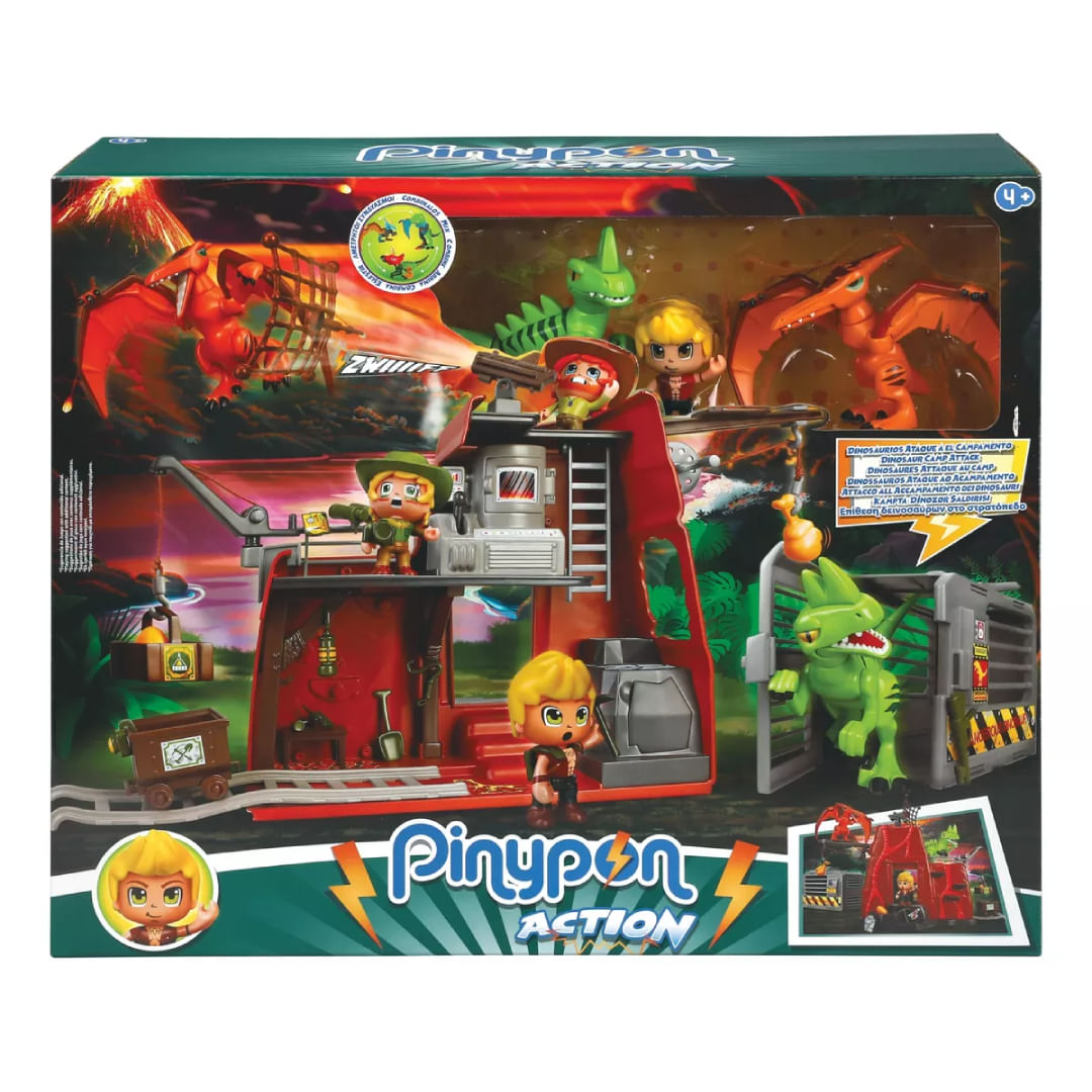 Pinypon Action Set de juego de dinos P16683