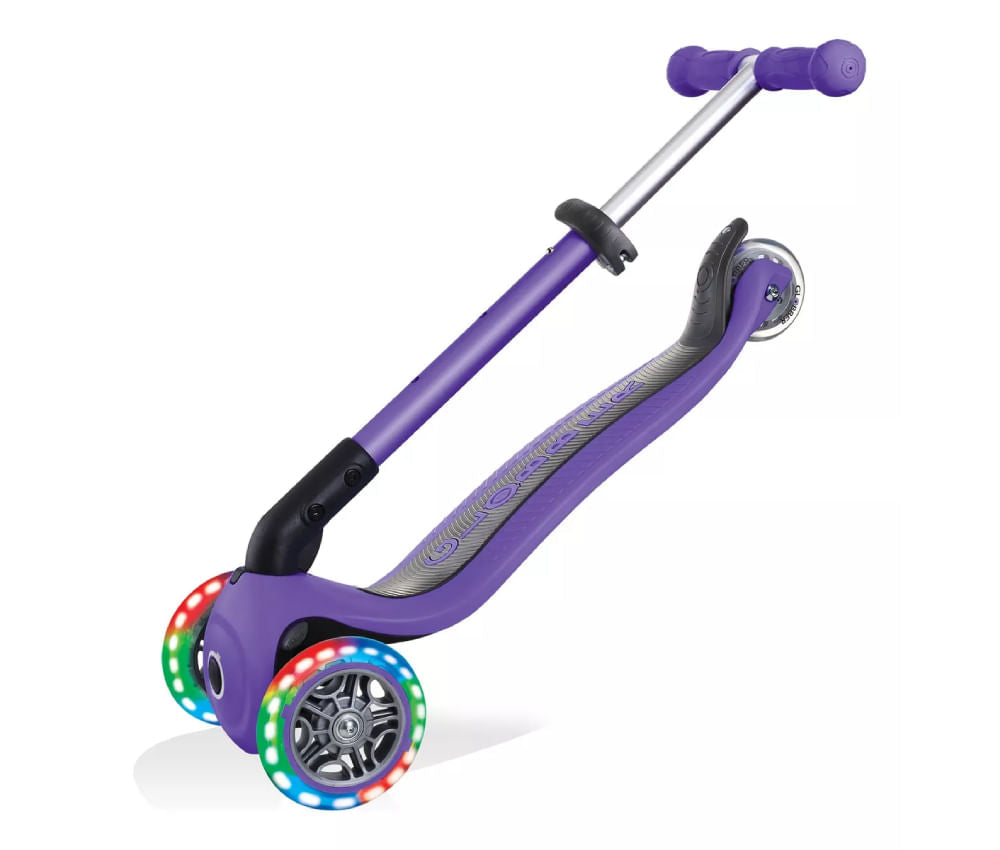 Globber Monopatin Junior plegable Lights Violet 437-103