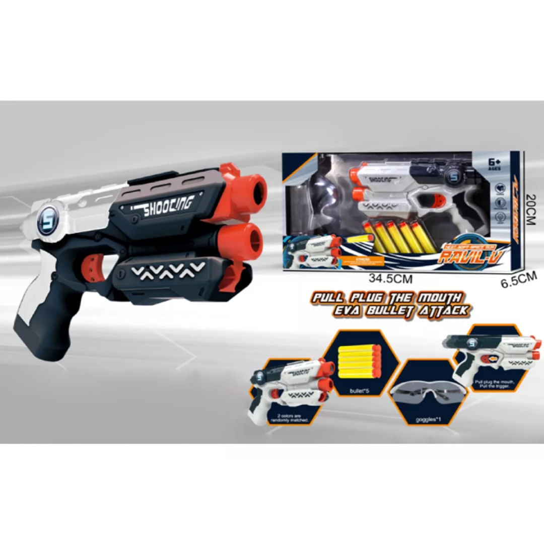 Pistola Lanza Dardos Soft Bullet Ravil-v 2206066