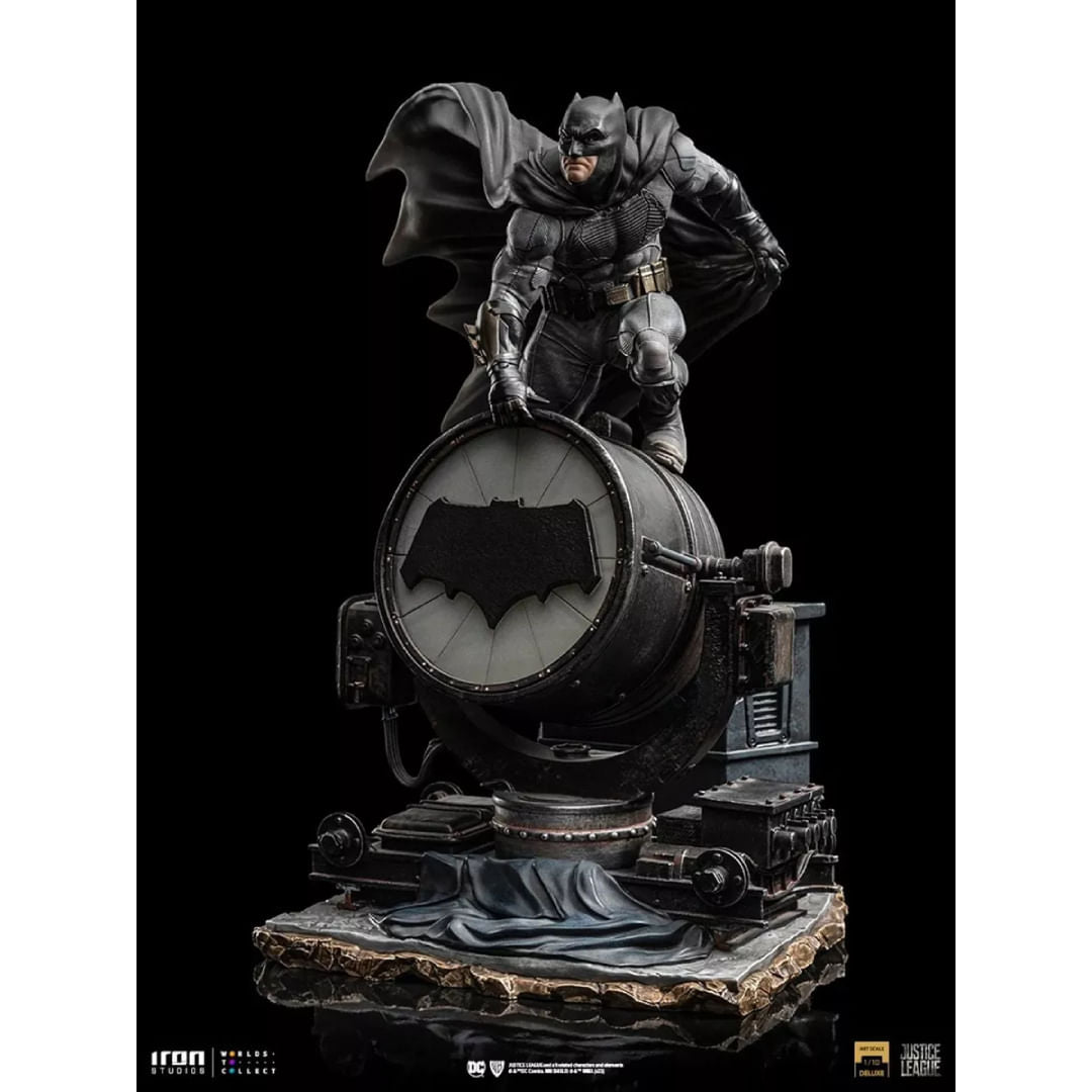 IRON STUDIOS BATMAN ON BATSIGNAL DELUXE SCALE 1/10 - ZACK SNYDER`S JUSTICE LEAGUE - DCCOMICS DCCJLE71522-10