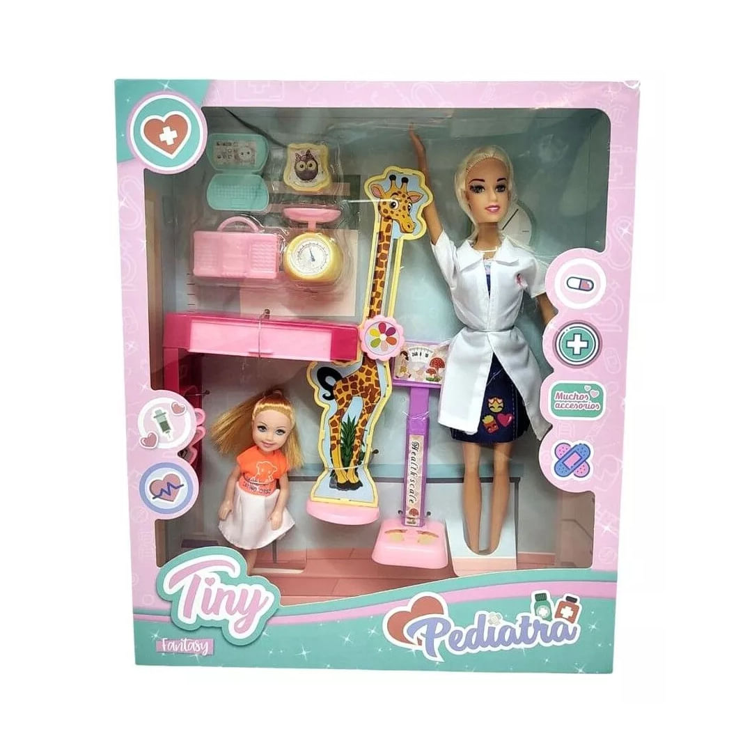 Tiny Fantasy Muñeca pediatra con muchos accesorios 54923