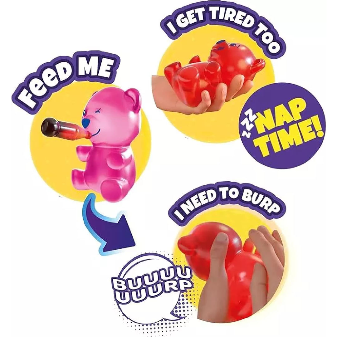 GUMMYMALS MASCOTA INTERACTIVA OSO ROJO GUM001-R
