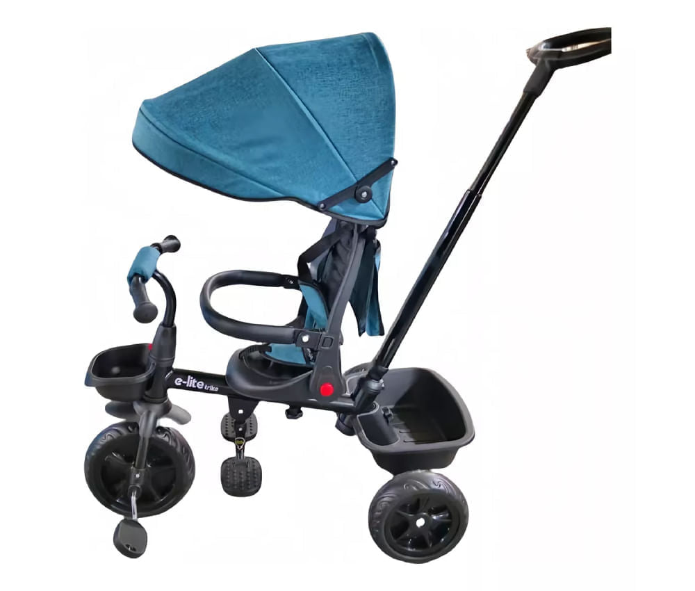Triciclo con Capota JY-T07B Celeste