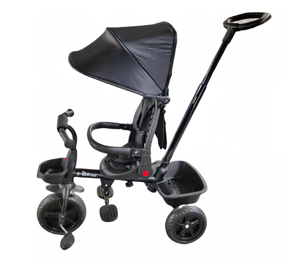 Triciclo con Capota JY-T07B Negro