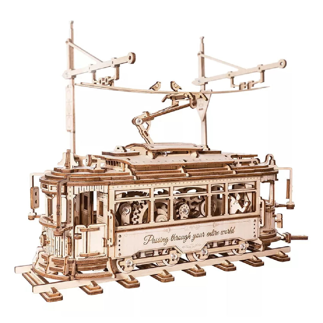 Robotime Puzzle 3d Tranvia Urbano Clasico Lk801 Rokr