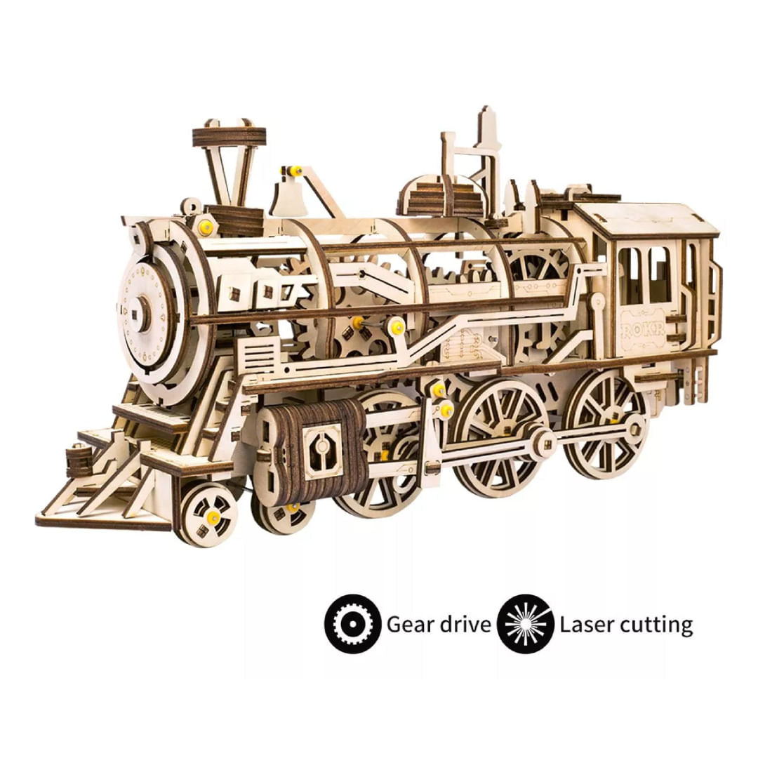 Robotime Puzzle 3d Locomotora Lk701 Rokr