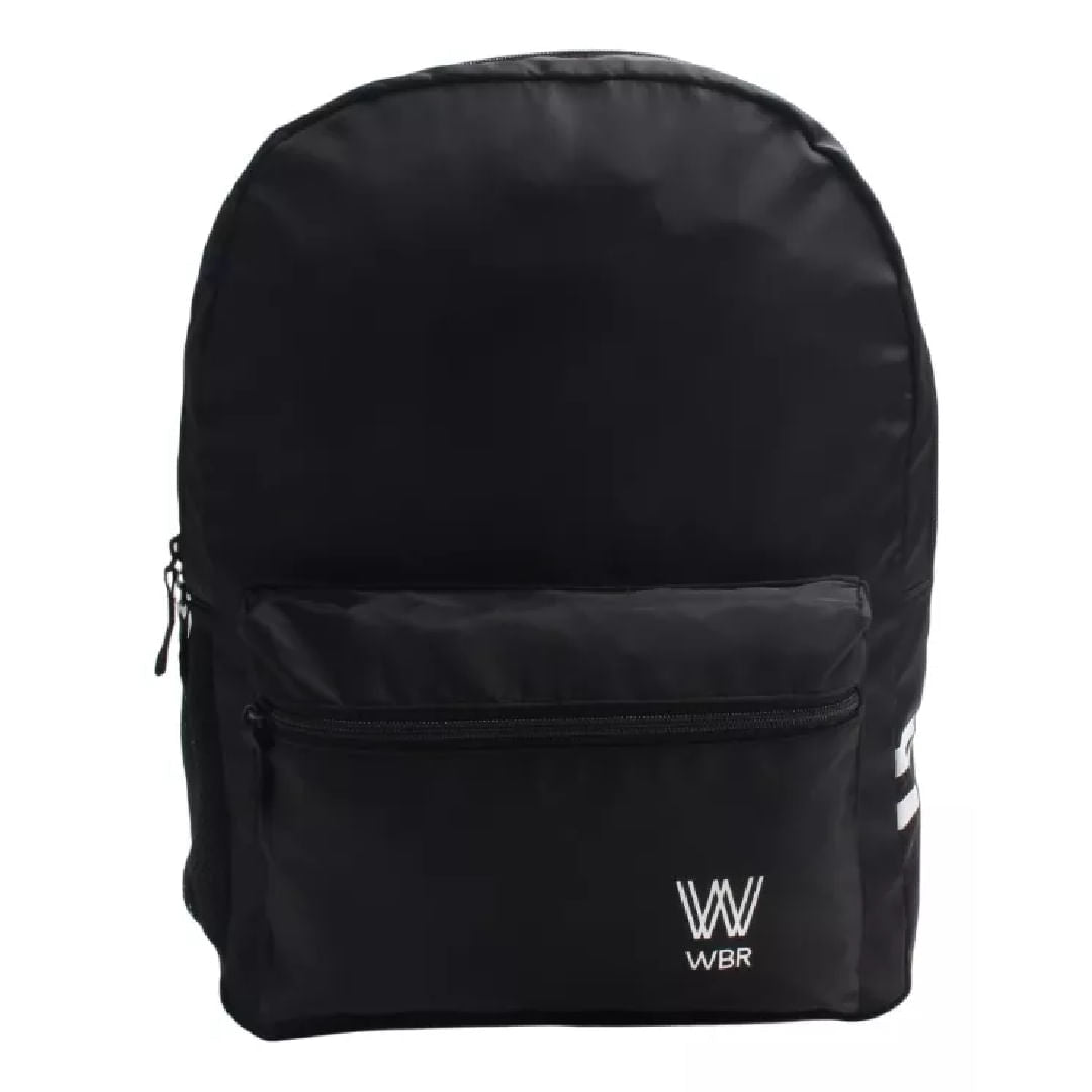 WBR Mochila 17'' Espalda Deportiva Negro 11005