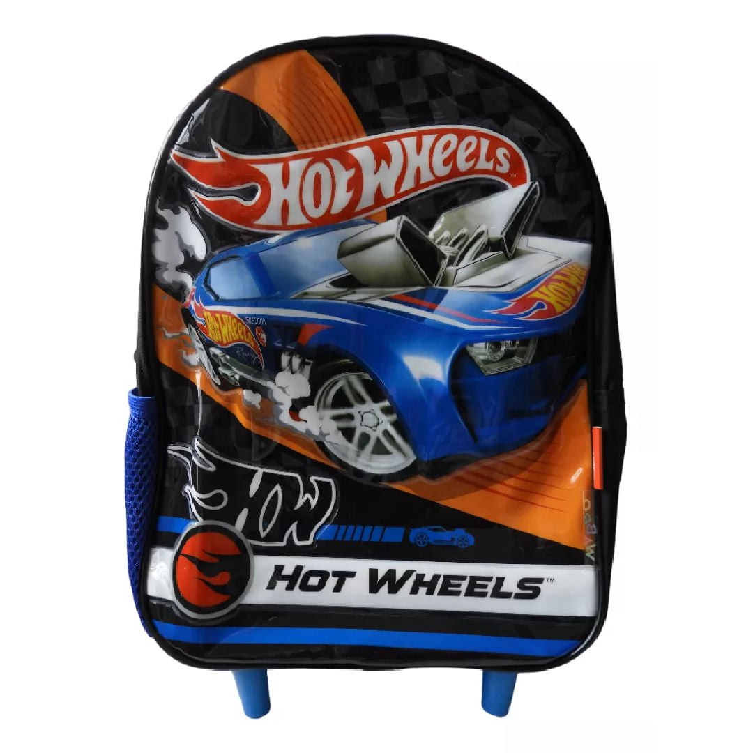 Mochila con carro de 12" Hot Wheels Escuderia 75138