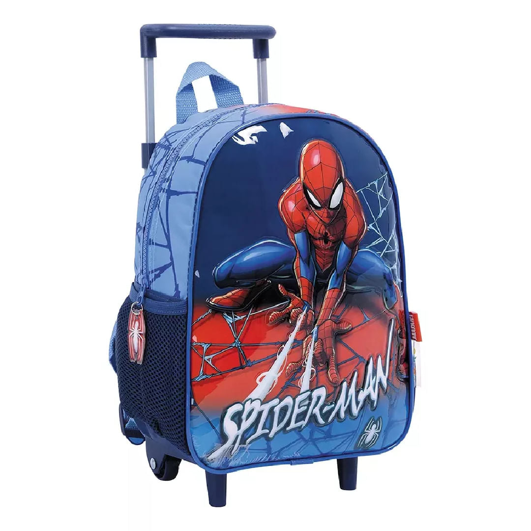 Mochila con carro Marvel Spiderman 12" 11711