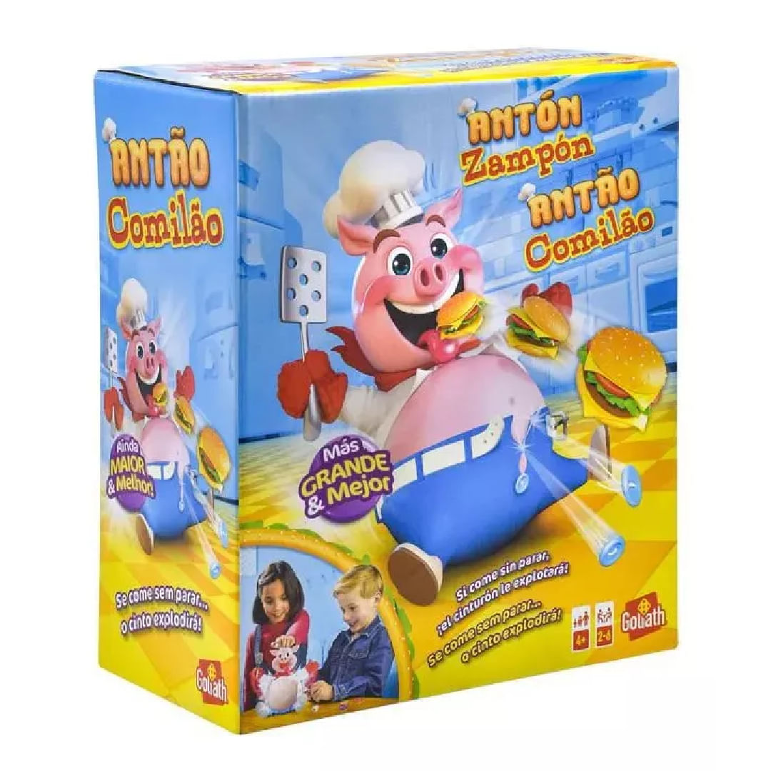 Juego de Mesa Chanchito Glotón Come Hamburguesas 920084