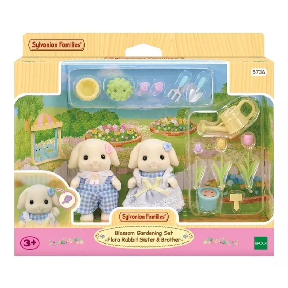 Sylvanian Families Set Hermanos Conejo Flora 05736