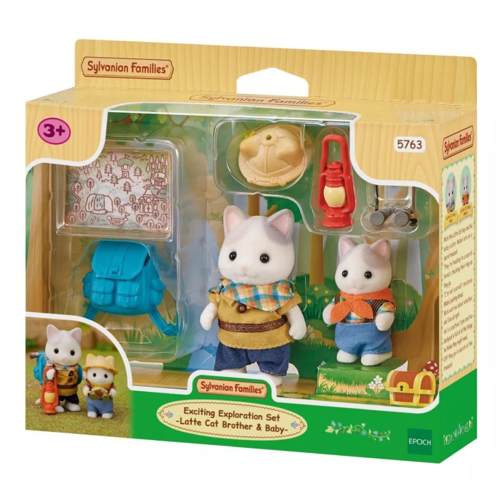 Sylvanian Families Set Exploradores Hermanos Latte 05763